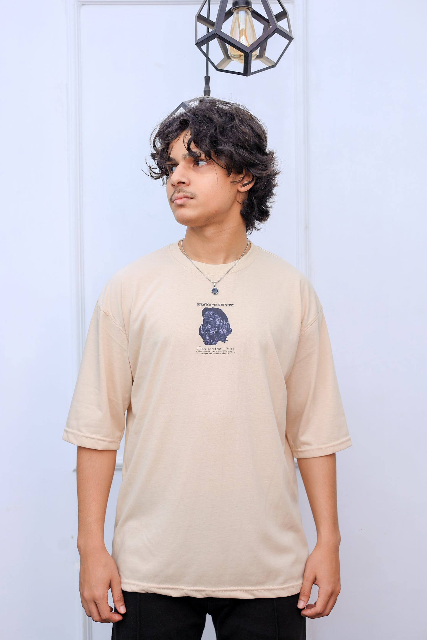 Scratch Your Destiny-Drop Shoulder