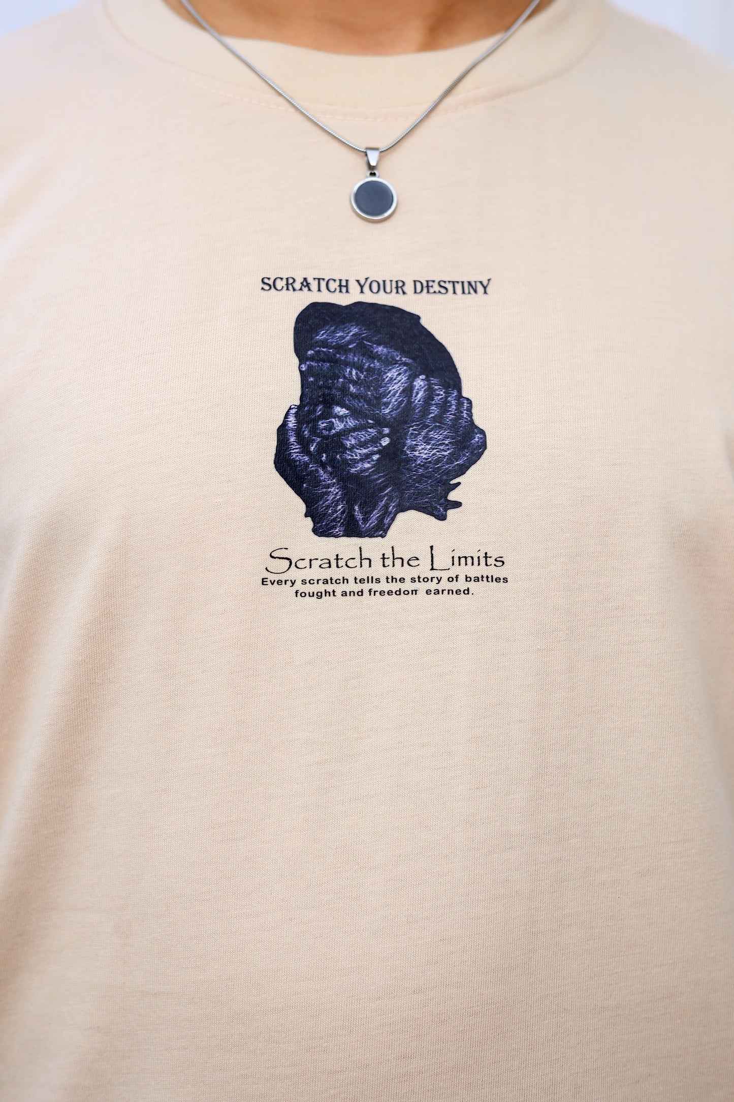 Scratch Your Destiny-Drop Shoulder