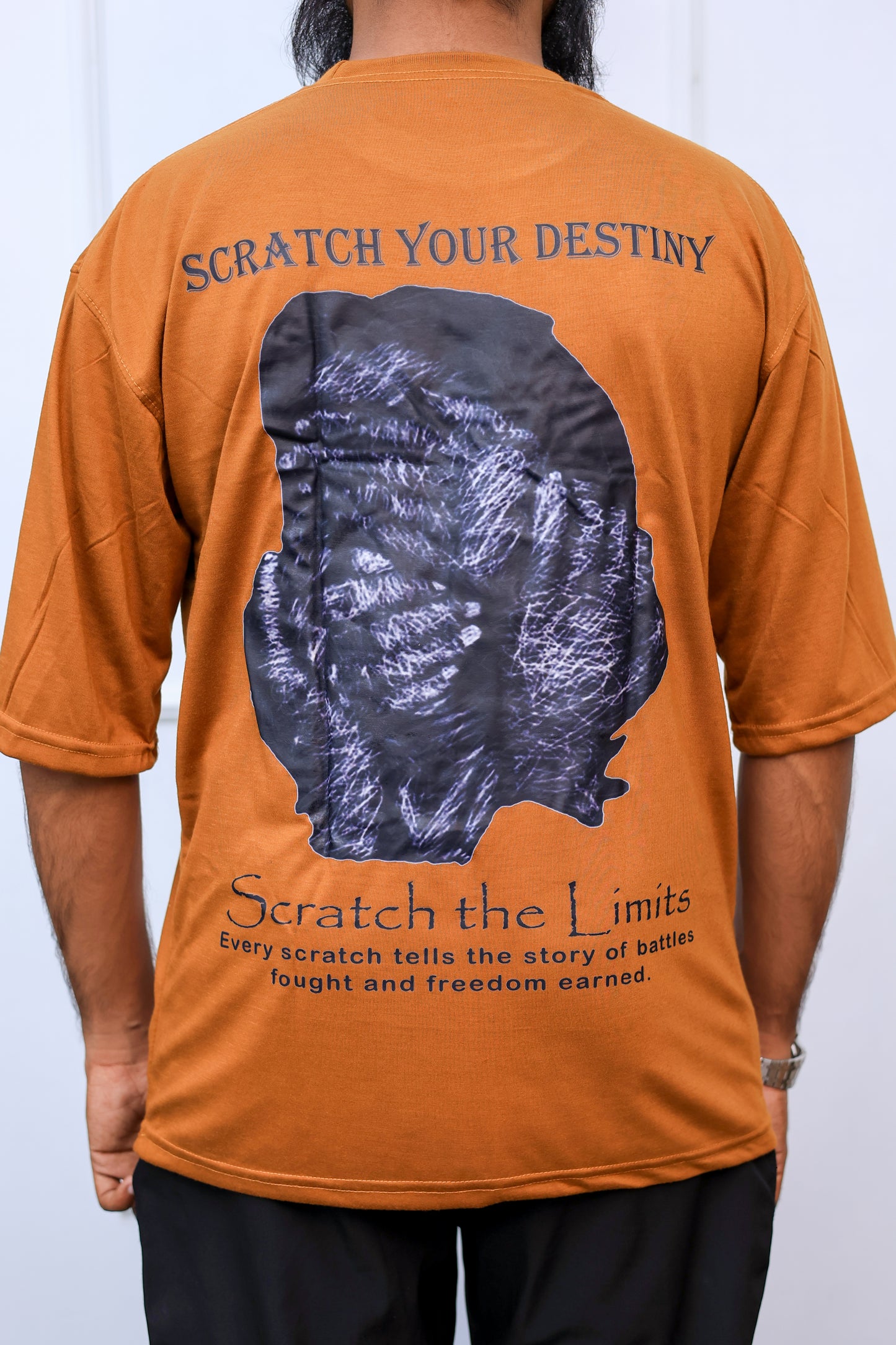Scratch Your Destiny-Drop Shoulder