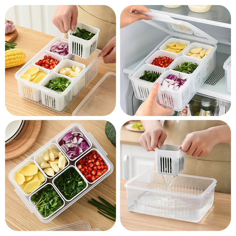 Vegetable &amp; Fruit Storage Box Home & Outdoor SWAYSSTYLE 
