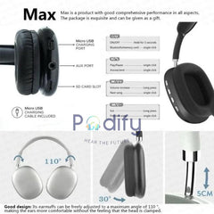 🎧 P9 Pro Max Wireless Bluetooth Headphones with Box Packing