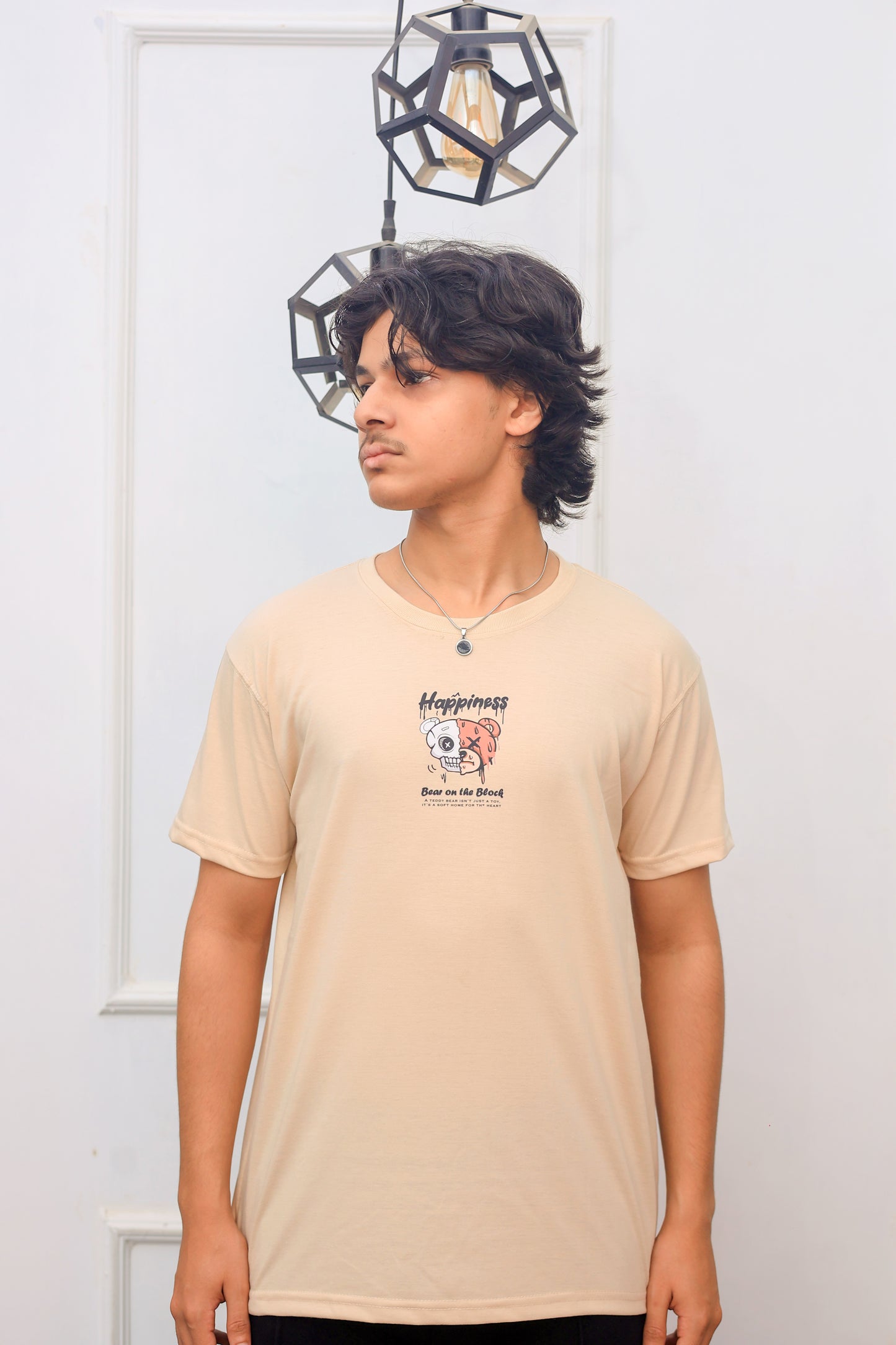 Bear on the Block Tee-Drop shoulder