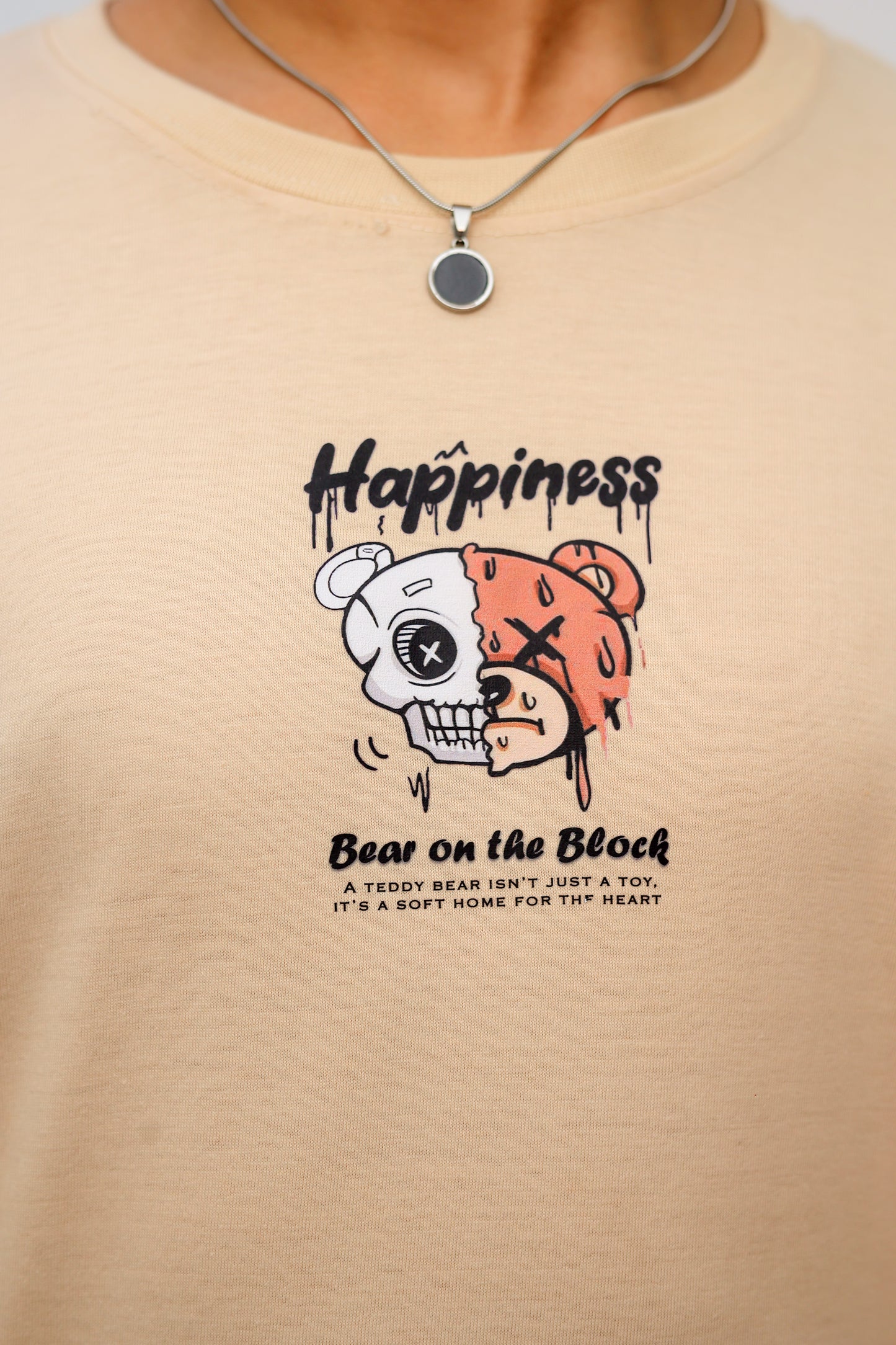 Bear on the Block Tee-Drop shoulder
