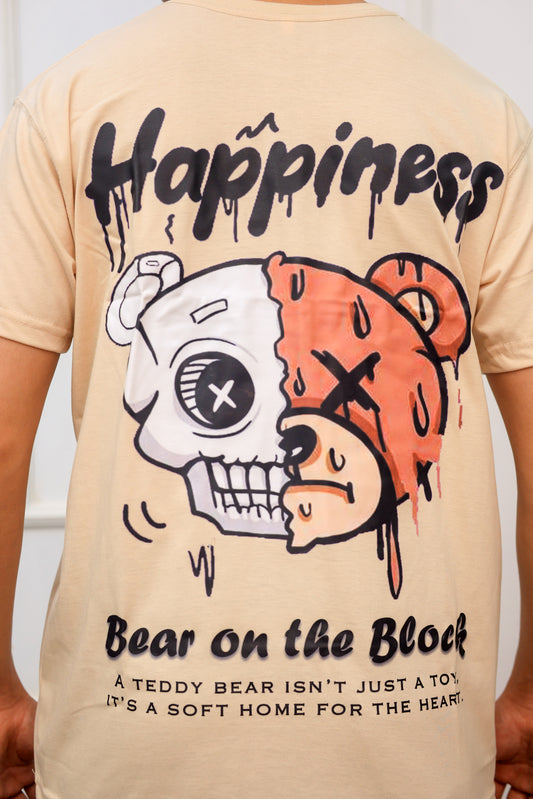 Bear on the Block Tee-Drop shoulder