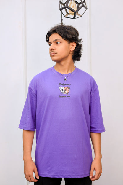 Bear on the Block Tee-Drop shoulder