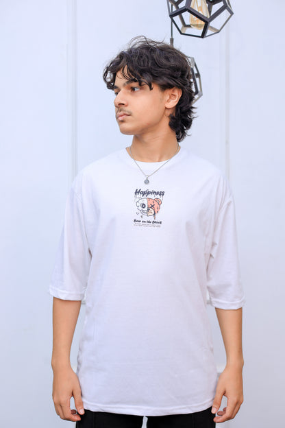 Bear on the Block Tee-Drop shoulder