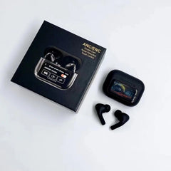 A9 Pro Led Screen Airpords Black Colour Box Packing