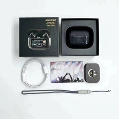 A9 Pro Led Screen Airpords Black Colour Box Packing