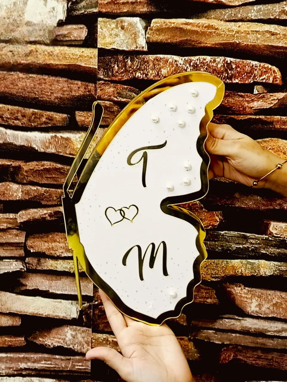 ✨ Acrylic Butterfly-Shaped Nikkah Frame ✨